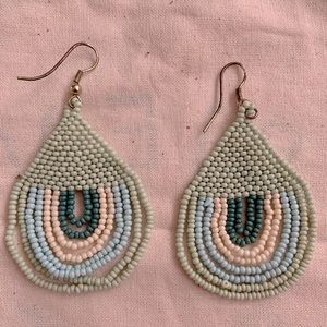 Ink+Alloy beaded earrings
